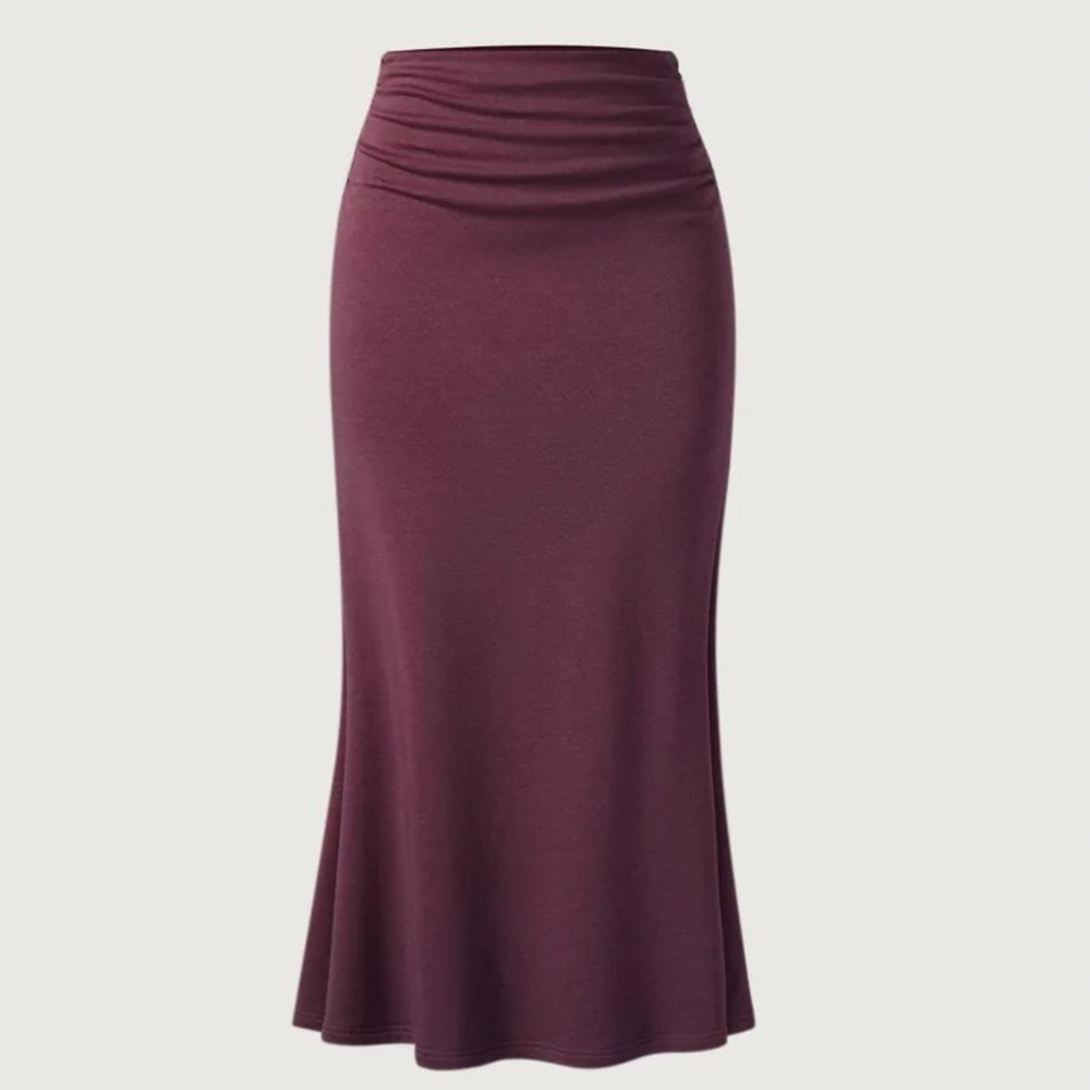 OGL MaxWarm Mermaid Maxi Skirt – Plum (Discontinued Color) – Size L